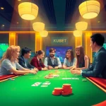 Experience the thrill of KUBET online casino gaming with vibrant tables and engaging players.