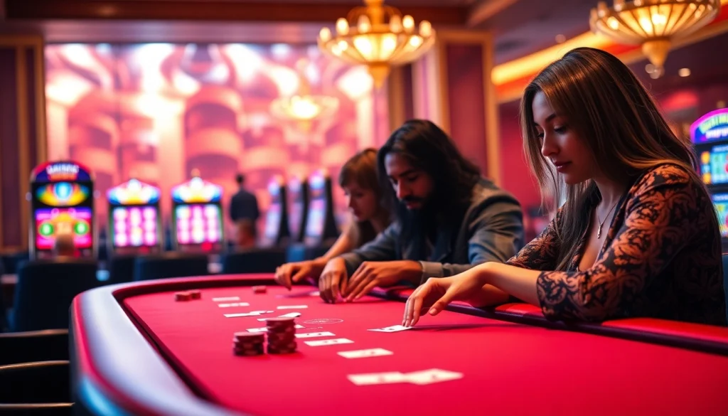Experience thrilling gameplay at https://ww88xxx.com/ with vibrant casino scenes and poker excitement.