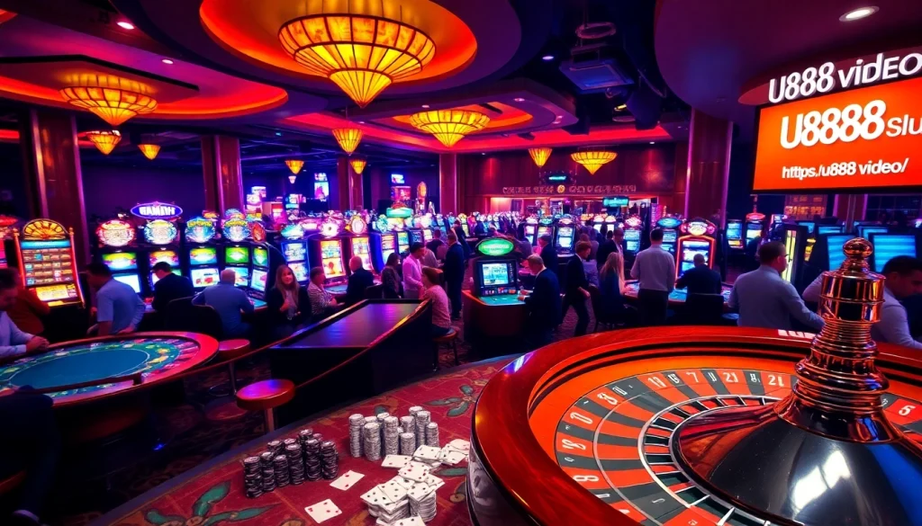Explore thrilling casino gameplay at https://u8888.video/ featuring poker, roulette, and slot machines.