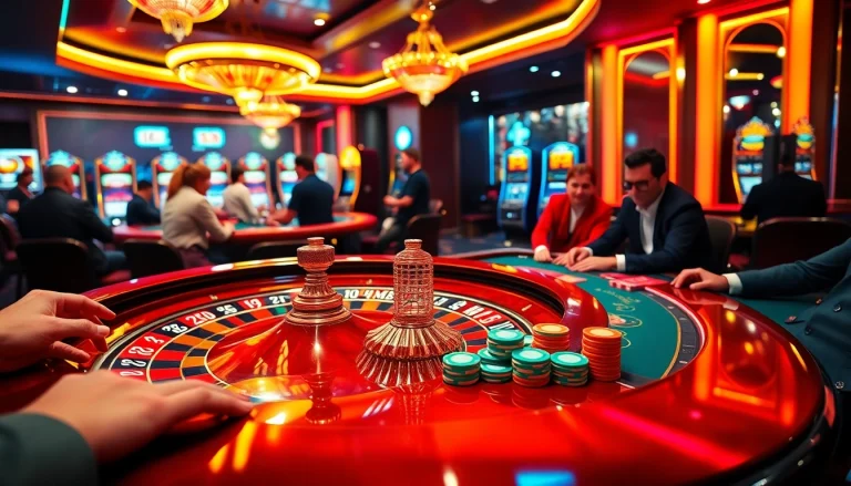 Experience the thrill of kèo nhà cái hôm nay at a bustling casino, featuring roulette tables and poker games.