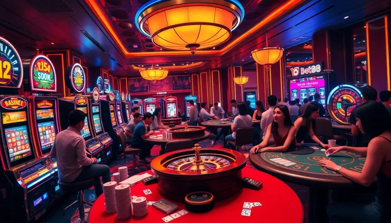 Experience the thrill of gaming at Bet88vn with exciting slot machines and vibrant poker tables.